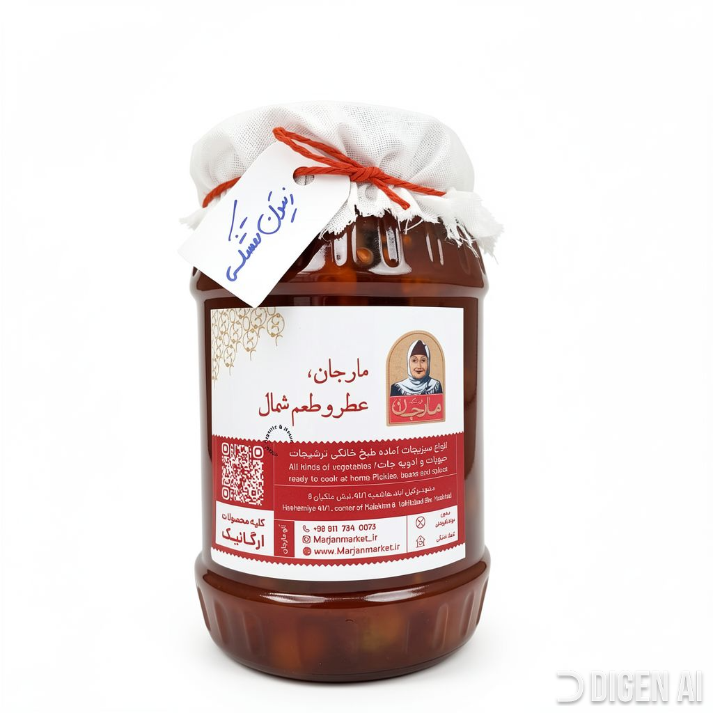 زیتون تمشکی بدون هسته مارجان 850 گرم